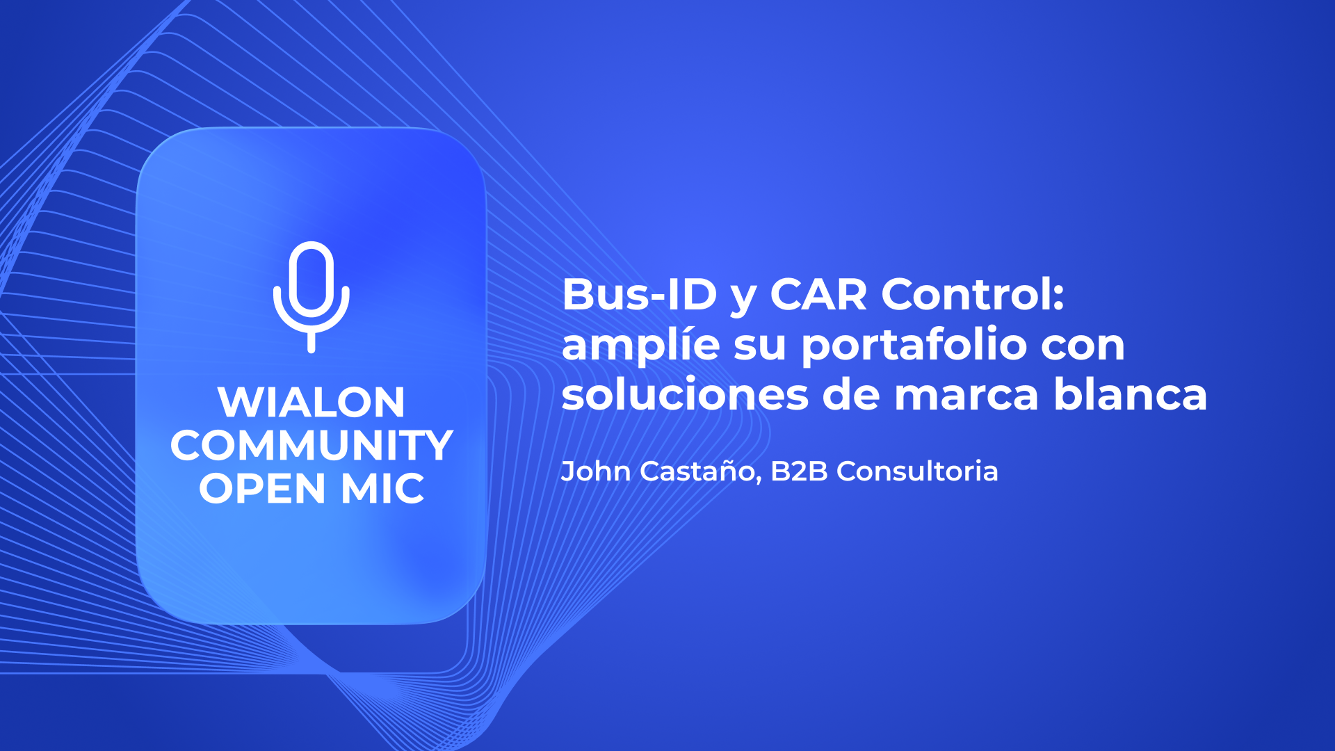 Bus-ID et CAR Control : élargissez votre portefeuille avec des solutions en marque blanche